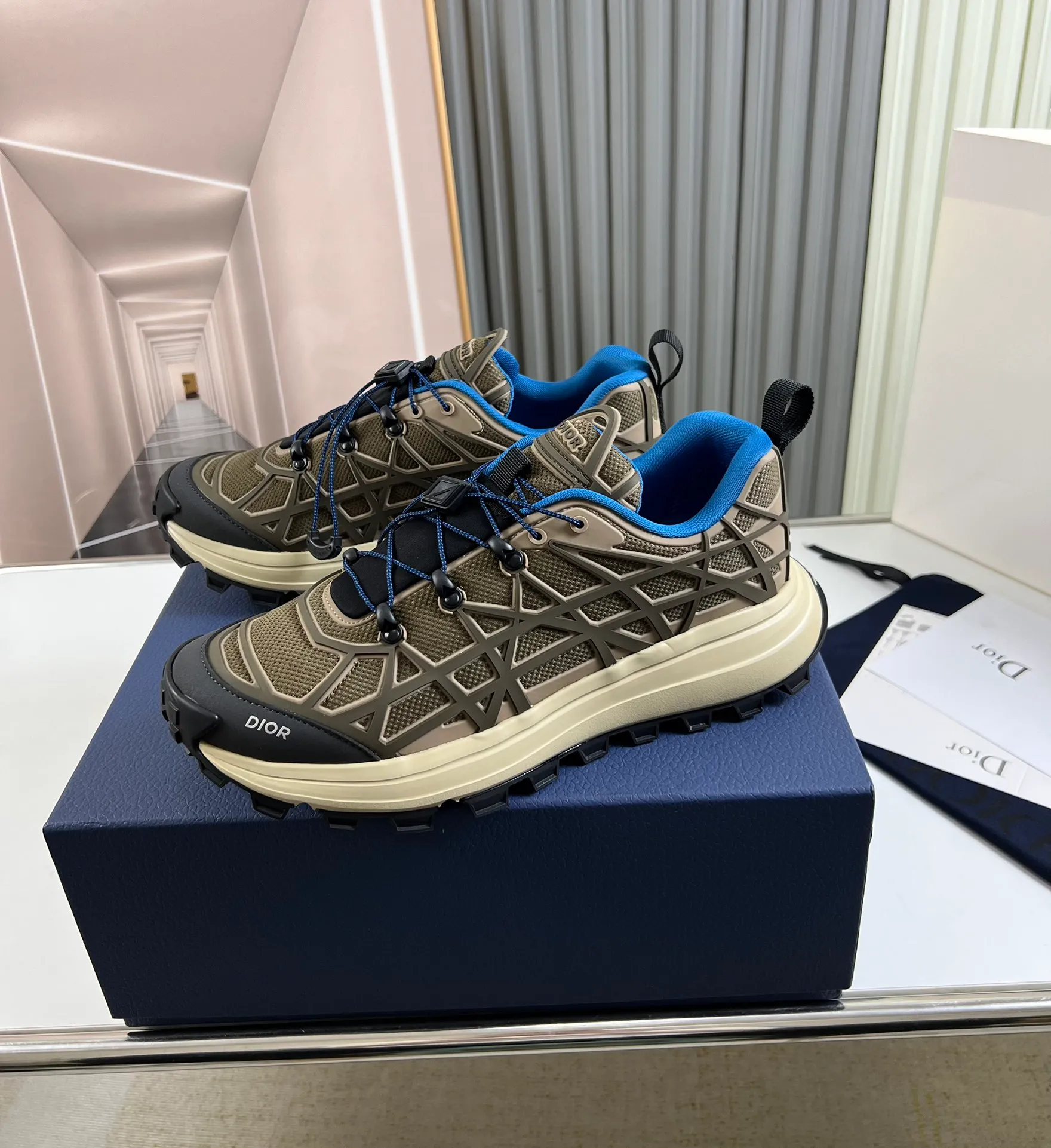 Men's men's shoes 💰640💰 Dior. The latest hot sale 🔥Official website 1:1 replica ⬆️Imported mesh technology, comfortable mesh lining 38-45 (45 customized, non-returnable)